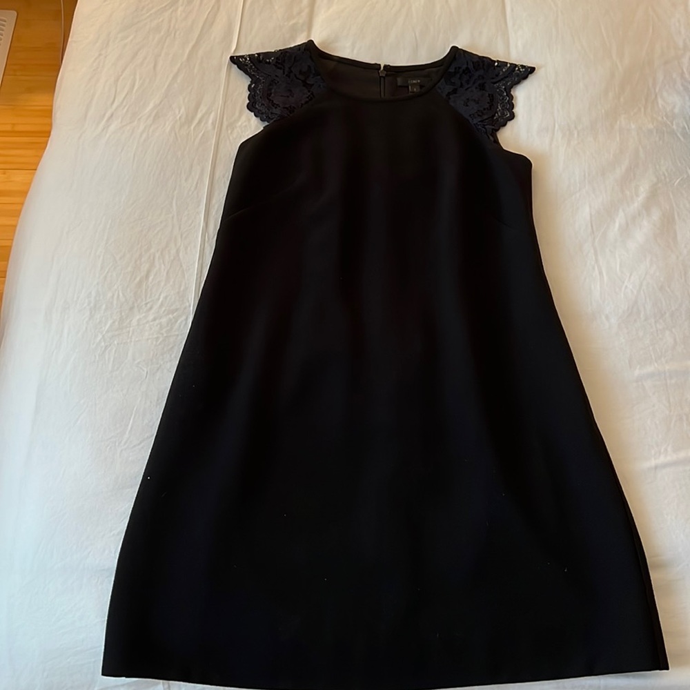 Black J Crew sleeveless dress size 2